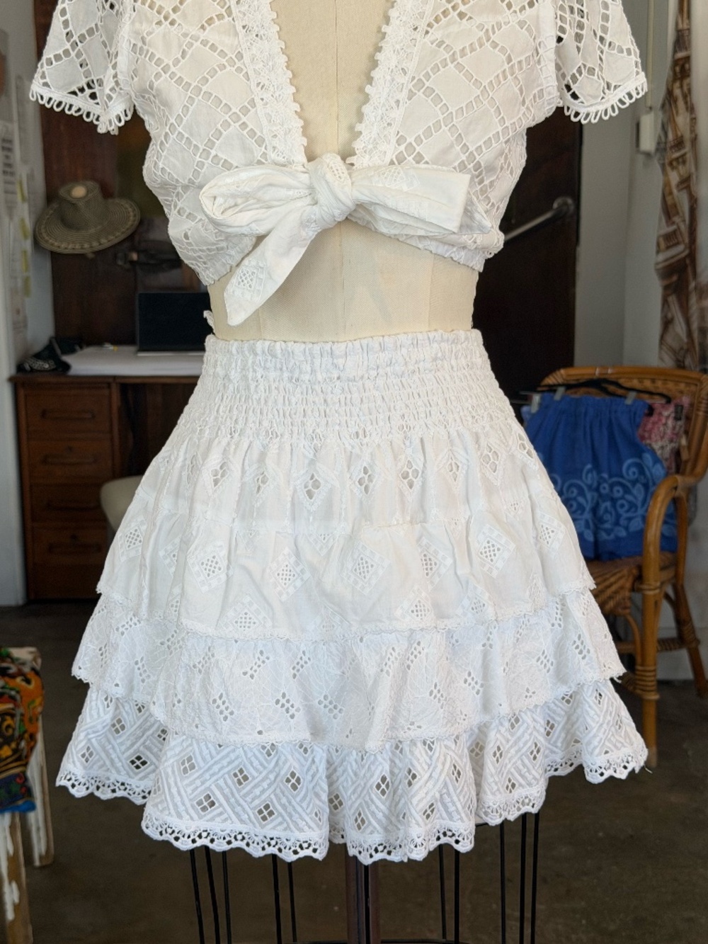 Temptation Positano Sedano Skirt in White